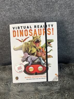 Abacus Illustrated Interactive VR and Learning Activity Set Assorted Dinosaurs